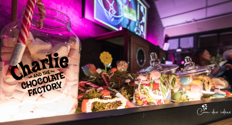 Séminaire thème Charlie et la Chocolaterie | Comdesidées.fr