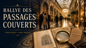 team building, rallye des passages couverts paris 5