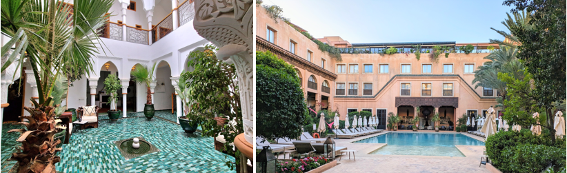 un Riad ou un hôtel de standing dans la médina de Marrakech