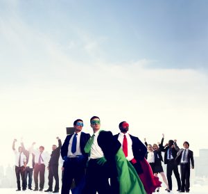 business people corporate celebration success concept