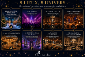 8 décors pour une soirée de fin d'année d'entreprise