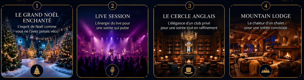 8 décors pour une soirée de fin d'année d'entreprise bandeau 1
