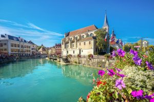 church of saint francois de sales in annecy. france